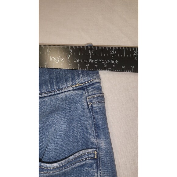 EVRI size 18W Midrise Jegging Pull On Blue Jeans Stretch Waist - Picture 3 of 6
